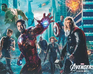 Avengers autograph