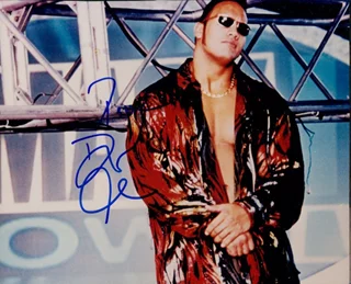 Dwayne Johnson autograph