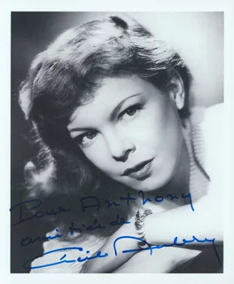 Cecile Aubry autograph