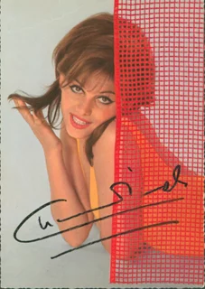 Claudia Cardinale autograph