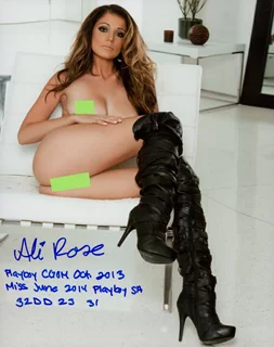 Ali Rose autograph