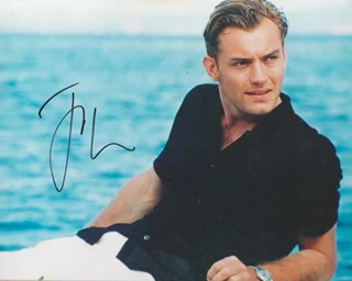 Jude Law autograph