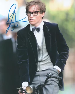 Eddie Redmayne autograph