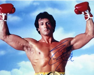 Sylvester Stallone autograph
