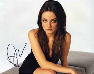 Mila Kunis autograph