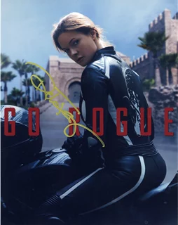 Rebecca Ferguson autograph