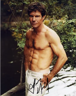 Dennis Quaid autograph