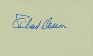 Richard Deacon autograph