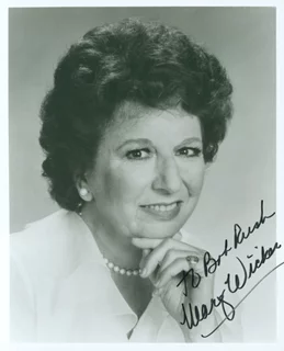 Mary Wickes autograph