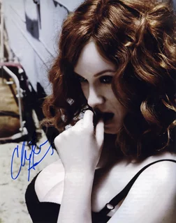 Christina Hendricks autograph