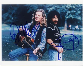 Hall & Oates autograph