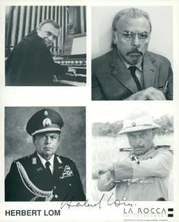 Herbert Lom autograph