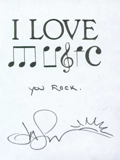 Jason Mraz autograph