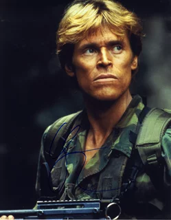Willem DaFoe autograph