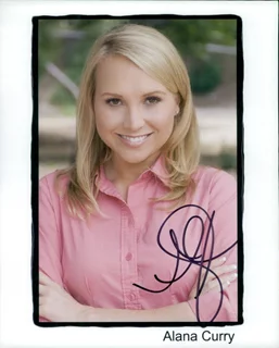 Alana Curry autograph