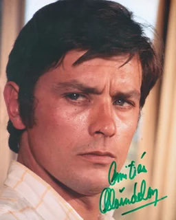 Alain DeLon autograph