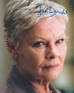 Judi Dench autograph