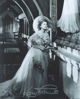 Joan Fontaine autograph