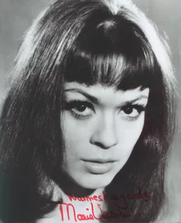 Marie Versini autograph