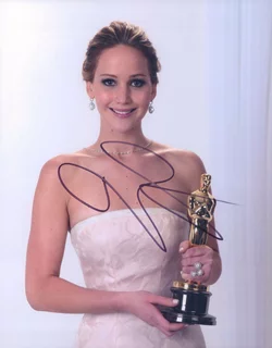 Jennifer Lawrence autograph