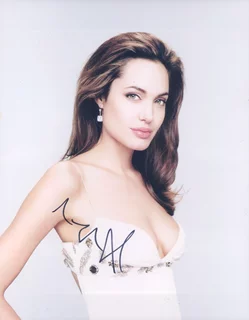 Angelina Jolie autograph