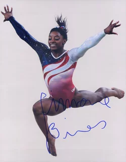 Simone Biles autograph