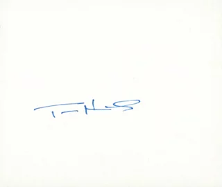 Tom Hanks autograph