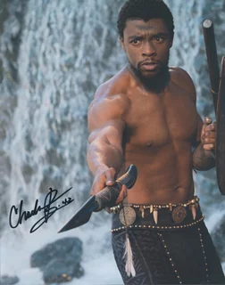 Chadwick Boseman autograph