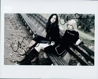 The Pierces autograph