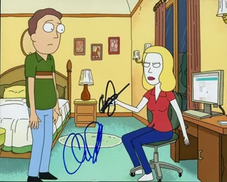 Rick and Morty autograph