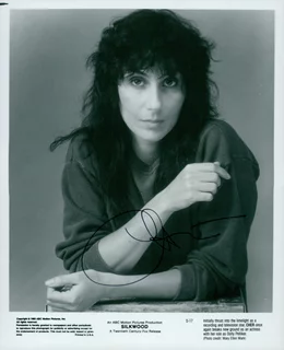 Cher autograph