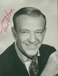 Fred Astaire autograph