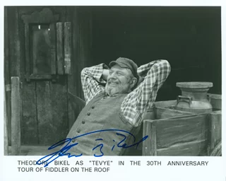 Theodore Bikel autograph