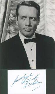 Patrick McGoohan autograph