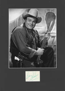 Dan Blocker autograph