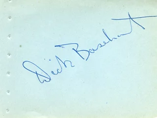 Richard Basehart autograph