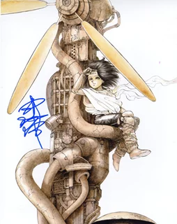 Yukito Kishiro autograph