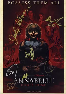 Annabelle Comes Home autograph