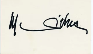 Marlene Dietrich autograph