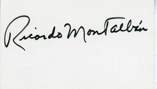 Ricardo Montalban autograph