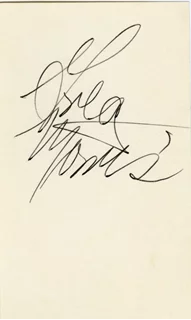 Greg Morris autograph