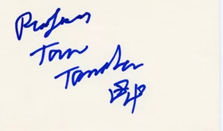 Professor Toru Tanaka autograph
