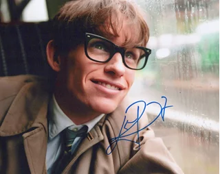 Eddie Redmayne autograph