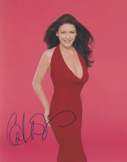 Catherine Zeta Jones autograph