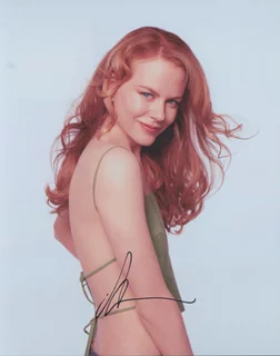 Nicole Kidman autograph