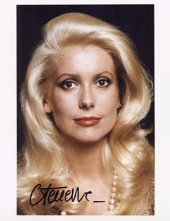 Catherine Deneuve autograph