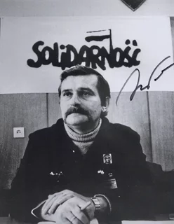 Lech Walesa autograph