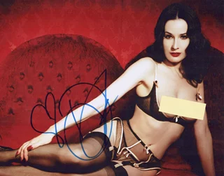 Dita Von Teese autograph
