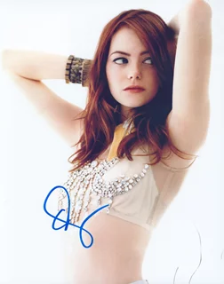 Emma Stone autograph