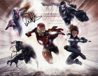 Avengers autograph
